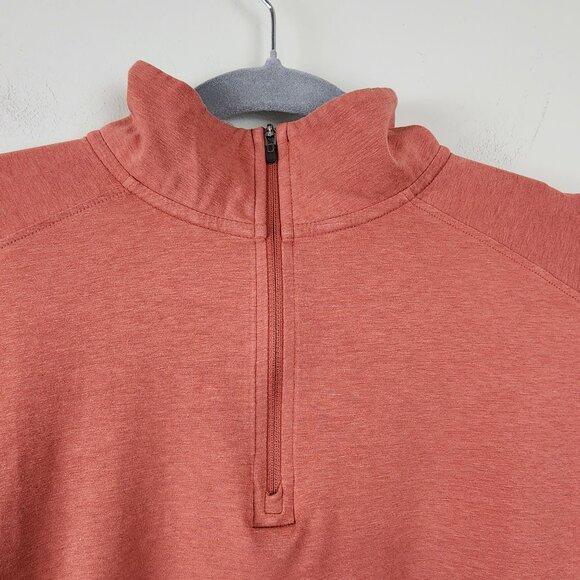 Coolibar  sz L Sonora performance pullover  1/4 zip brown sun protection - Picture 2 of 10